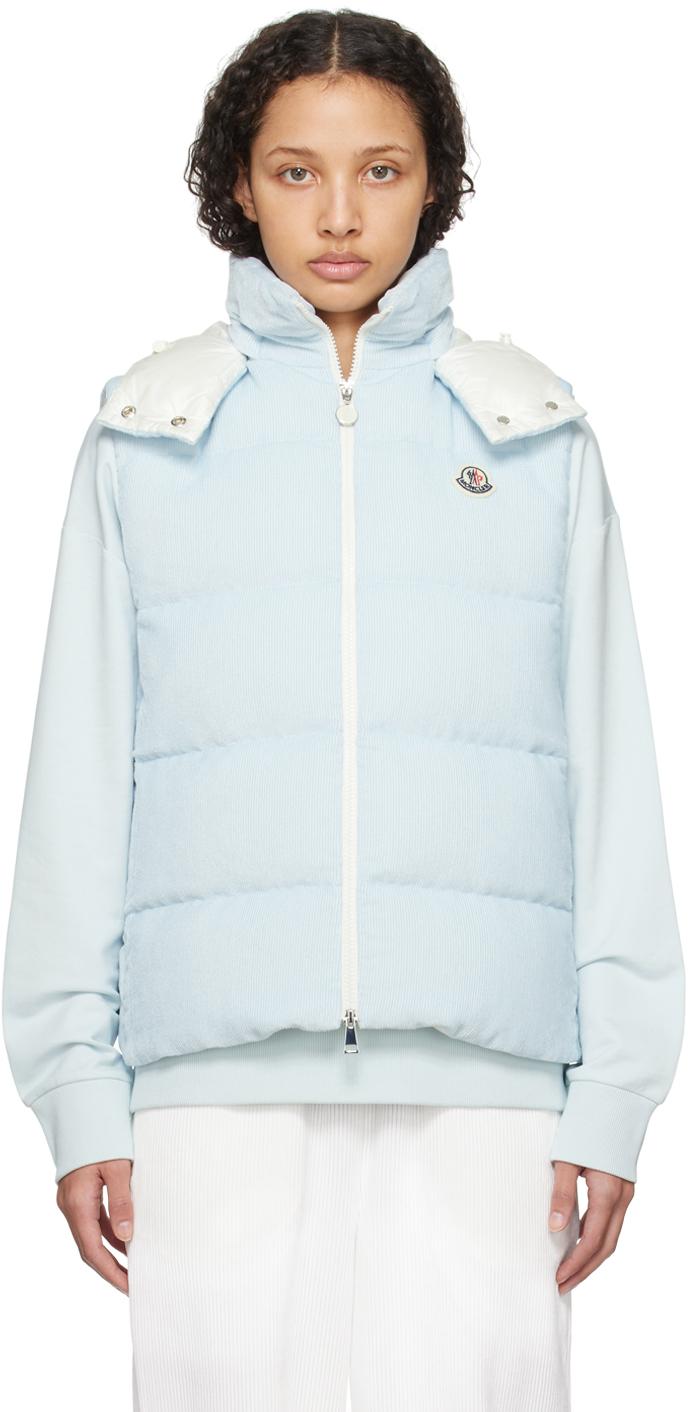 Moncler Blue Agelao Down Vest Lyst UK