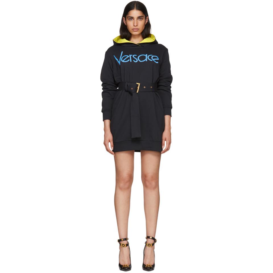 versace hoodie dress