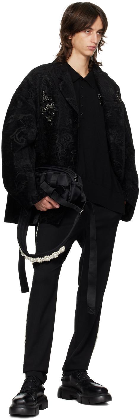 Simone Rocha メンズ ブラック Ghillie プラットフォーム