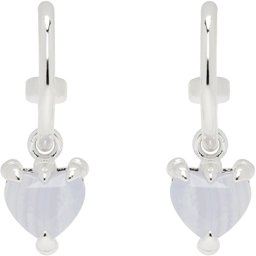 Stolen Girlfriends Club Talon Anchor Sleepers Earrings in White