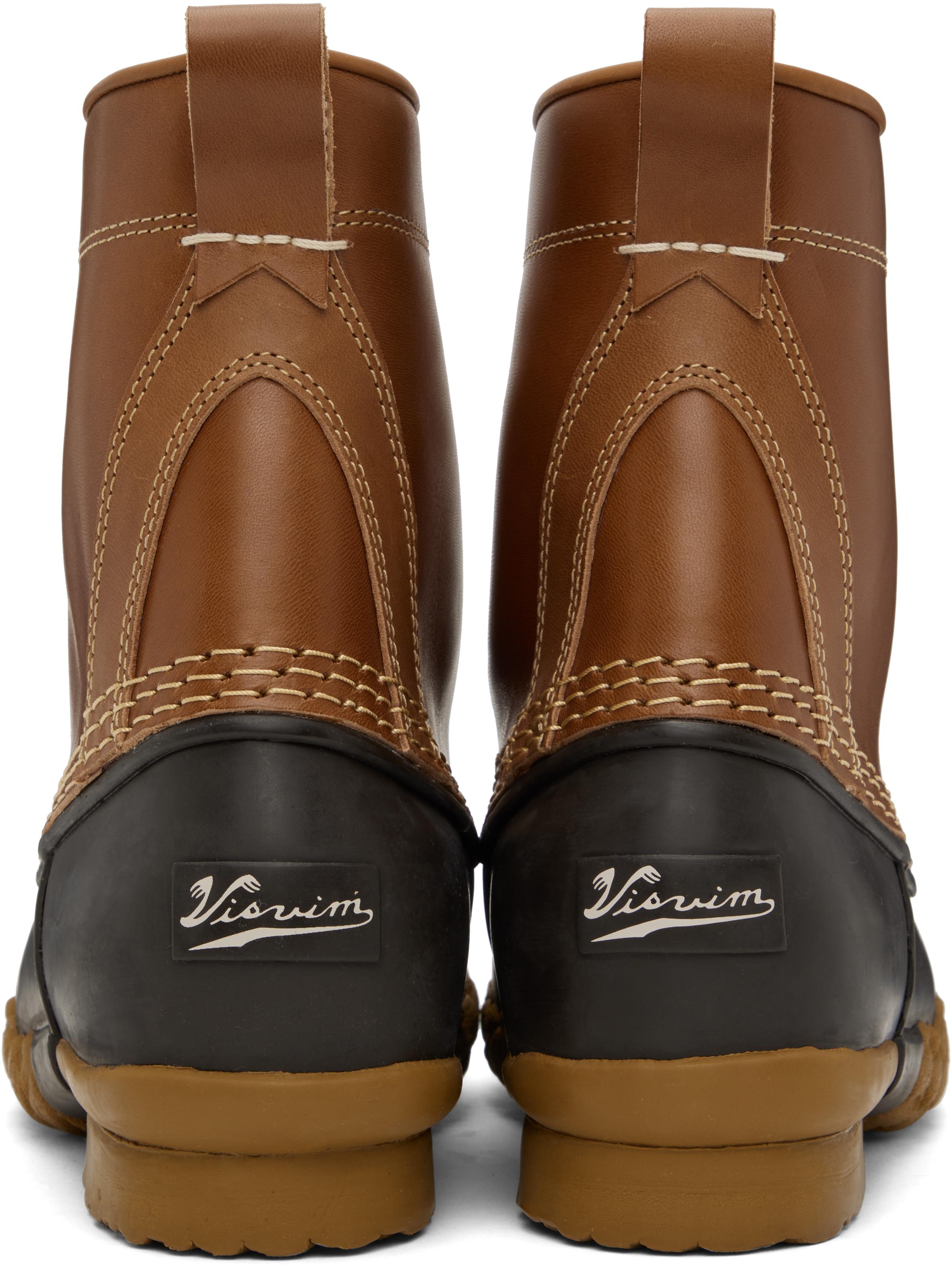 Visvim メンズ ブラウン Decoy Duck Mid-folk ブーツ ブーツ