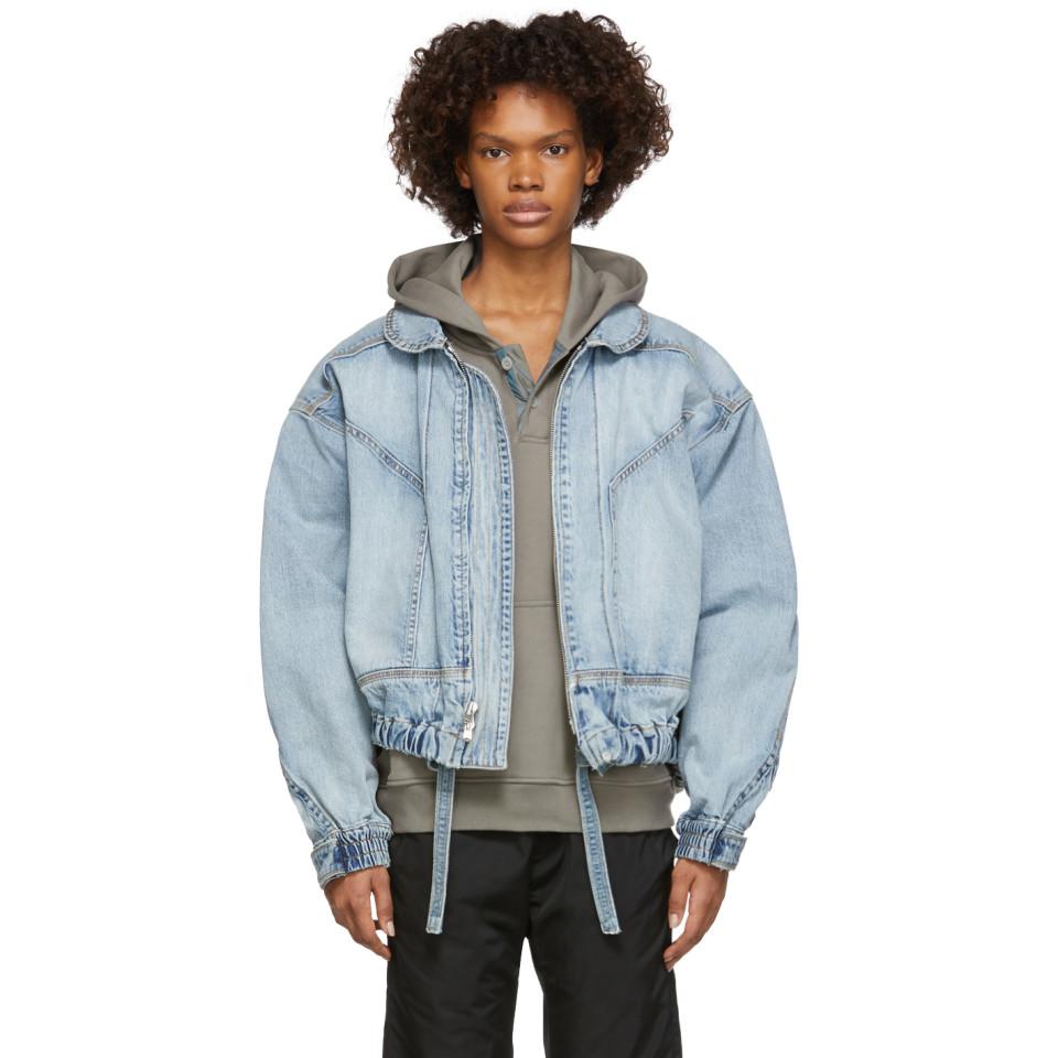 fear of god denim track jacket