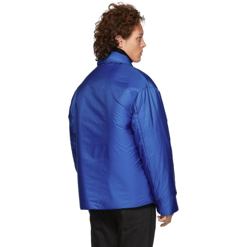 気質アップ PRADA jacket nylon emblem blue - ナイロンジャケット ...