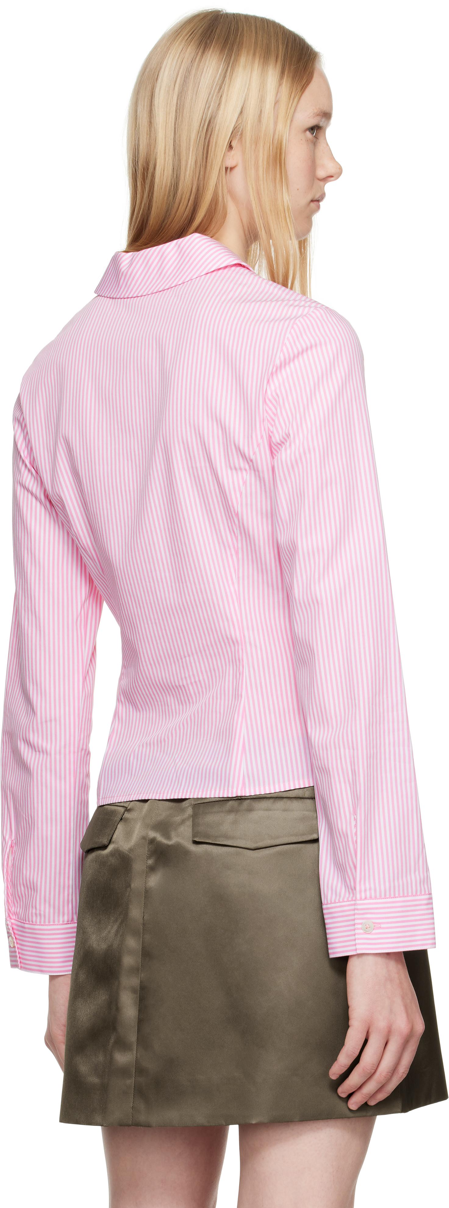 Sandy Liang Papillon Shirt in Pink | Lyst