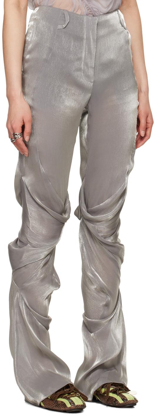 Kiko Kostadinov Orpheus Trousers in Gray | Lyst