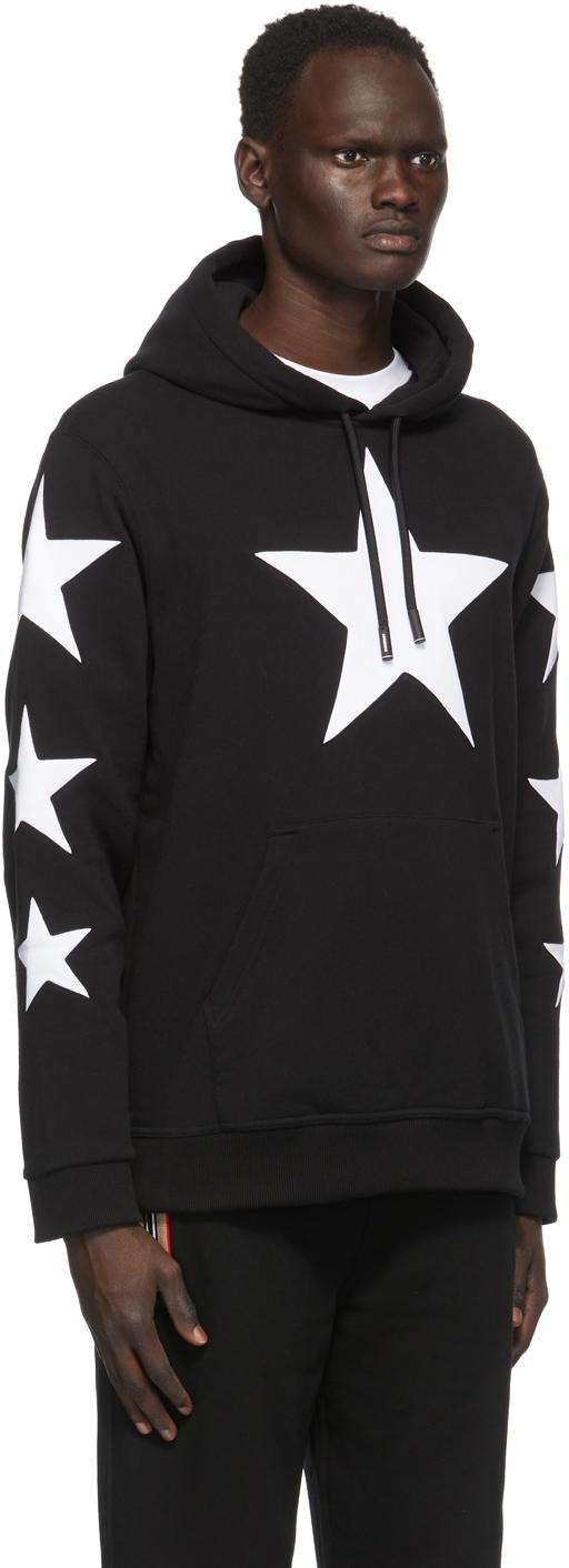 Burberry Star Hoodie in Black for Men - Lyst