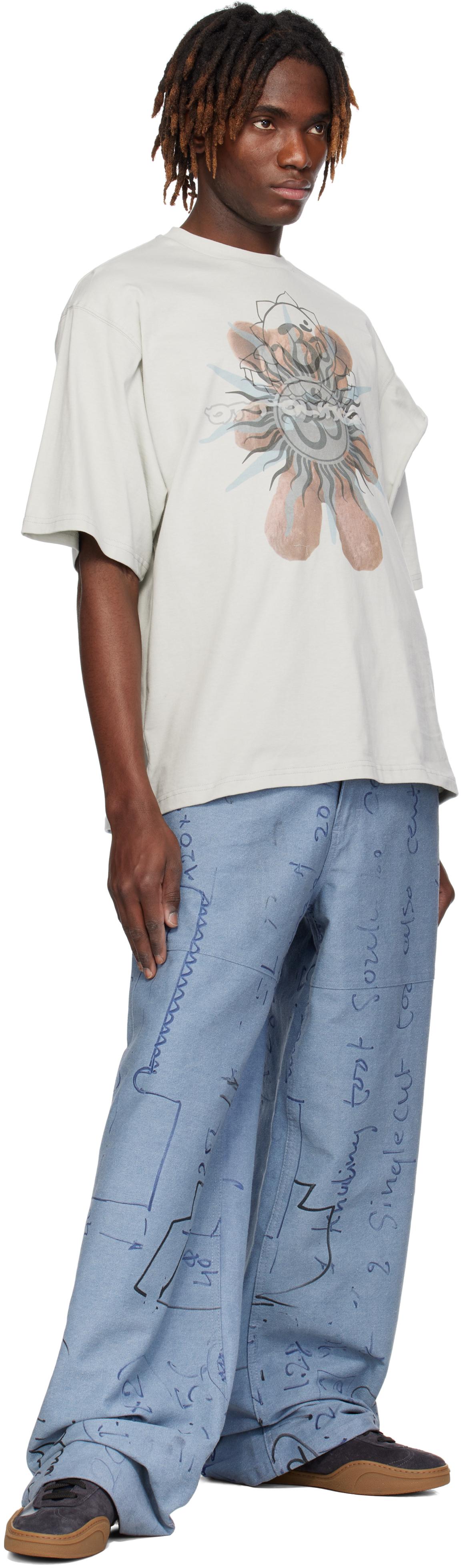 【関税込み】Serapis ブルー Engine Board セーラーパンツ Serapis Engine Board Sailor Trousers in Blue for Men | Lyst