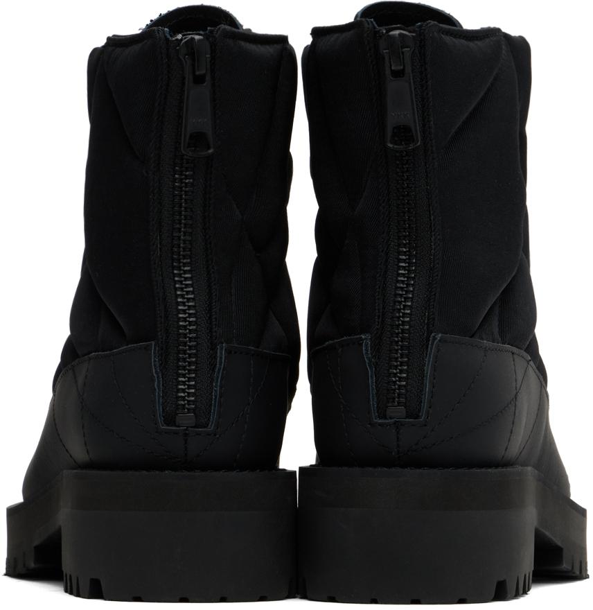 Y's Yohji Yamamoto Short Padded Boots in Black | Lyst UK