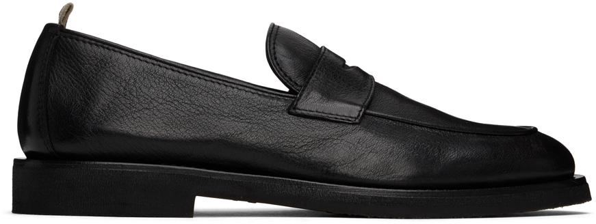 Officine Creative メンズ ブラック Opera Flexi 101 ローファー 