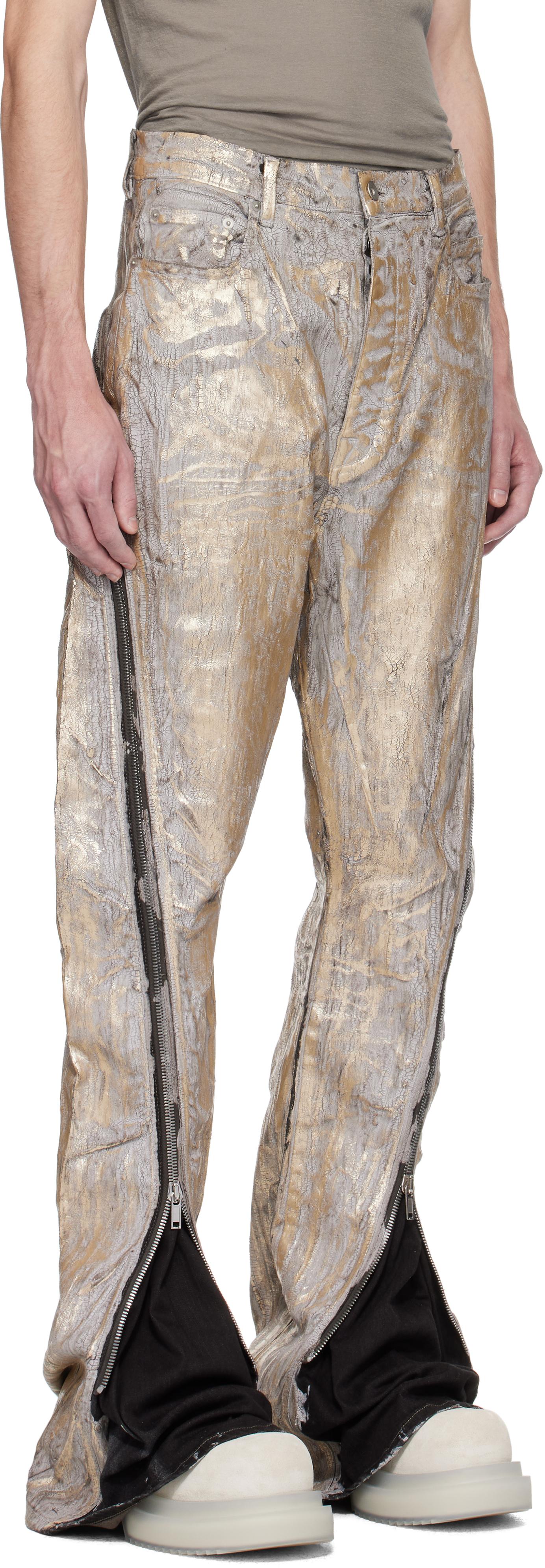 Rick Owens Hollywood Bolan Banana Jeans in Natural for Men | Lyst