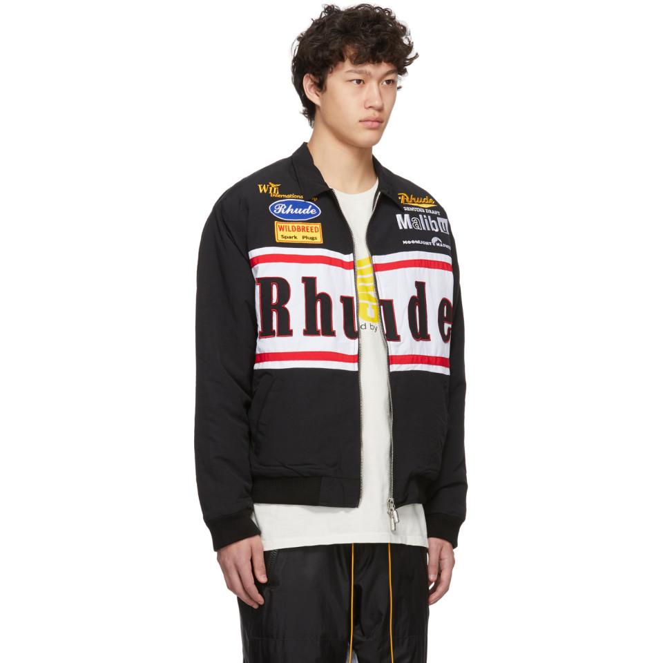 メンズ Rhude ブラック Rhacing ジャケット ブラック | Lyst 