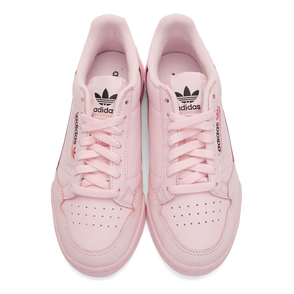 adidas continental 80 pink