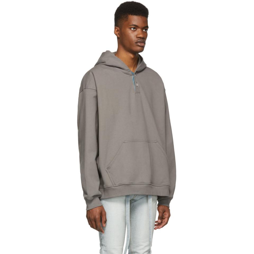 Buy Fear Of God Everyday Henley Hoodie | UP TO 60% OFF