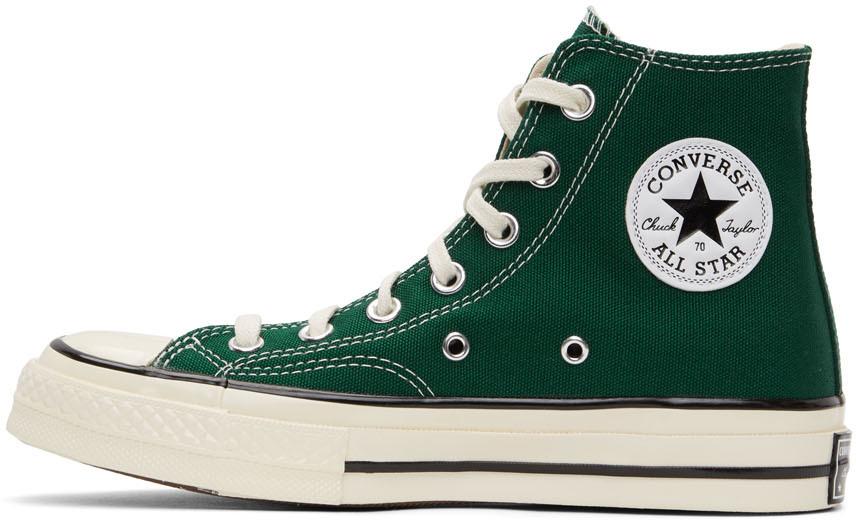 Forest green cheap converse all stars
