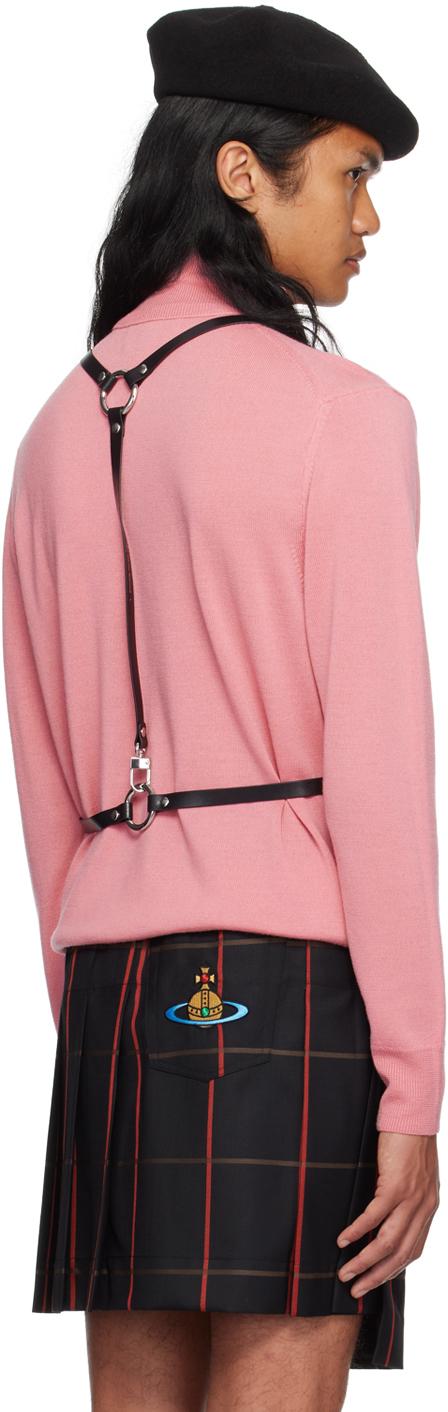 【関税込み】Vivienne Westwood ピンク スタッズ ハーネス Vivienne Westwood Black Studs Harness Suspenders in Pink for