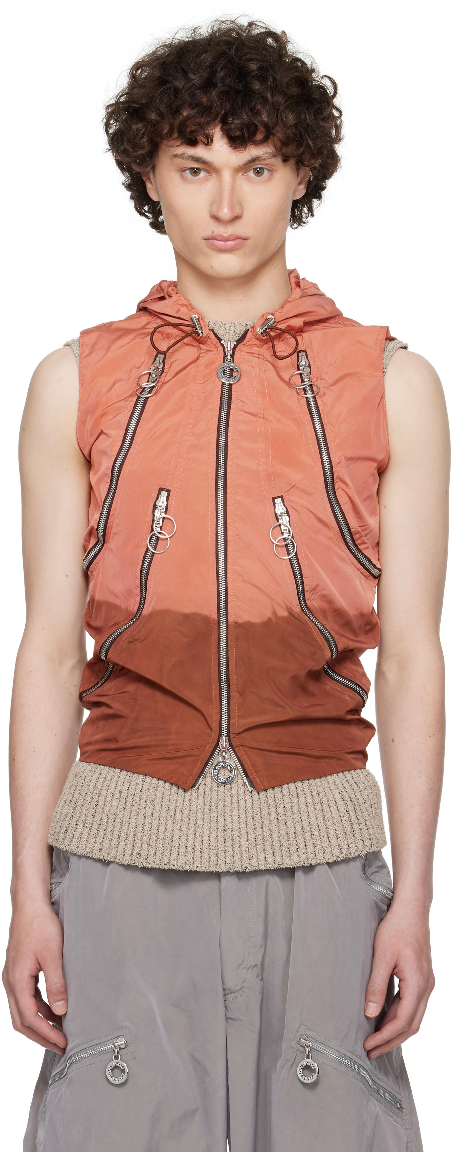 【関税込み】Charlie Constantinou ブラウン Hybrid フーディ Charlie Constantinou for Men FW25 Collection | SSENSE