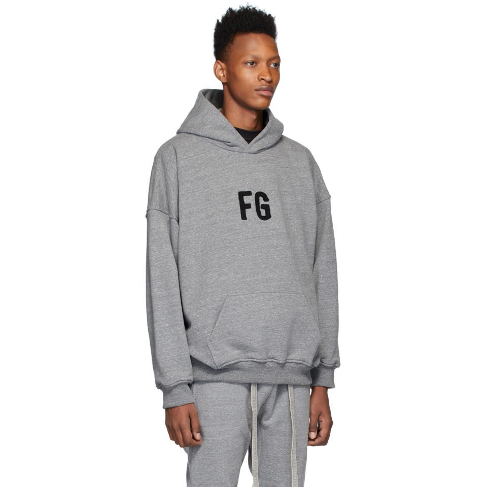 Fear Of God Grey Fg Everyday Hoodie in Grey for Men Lyst Canada
