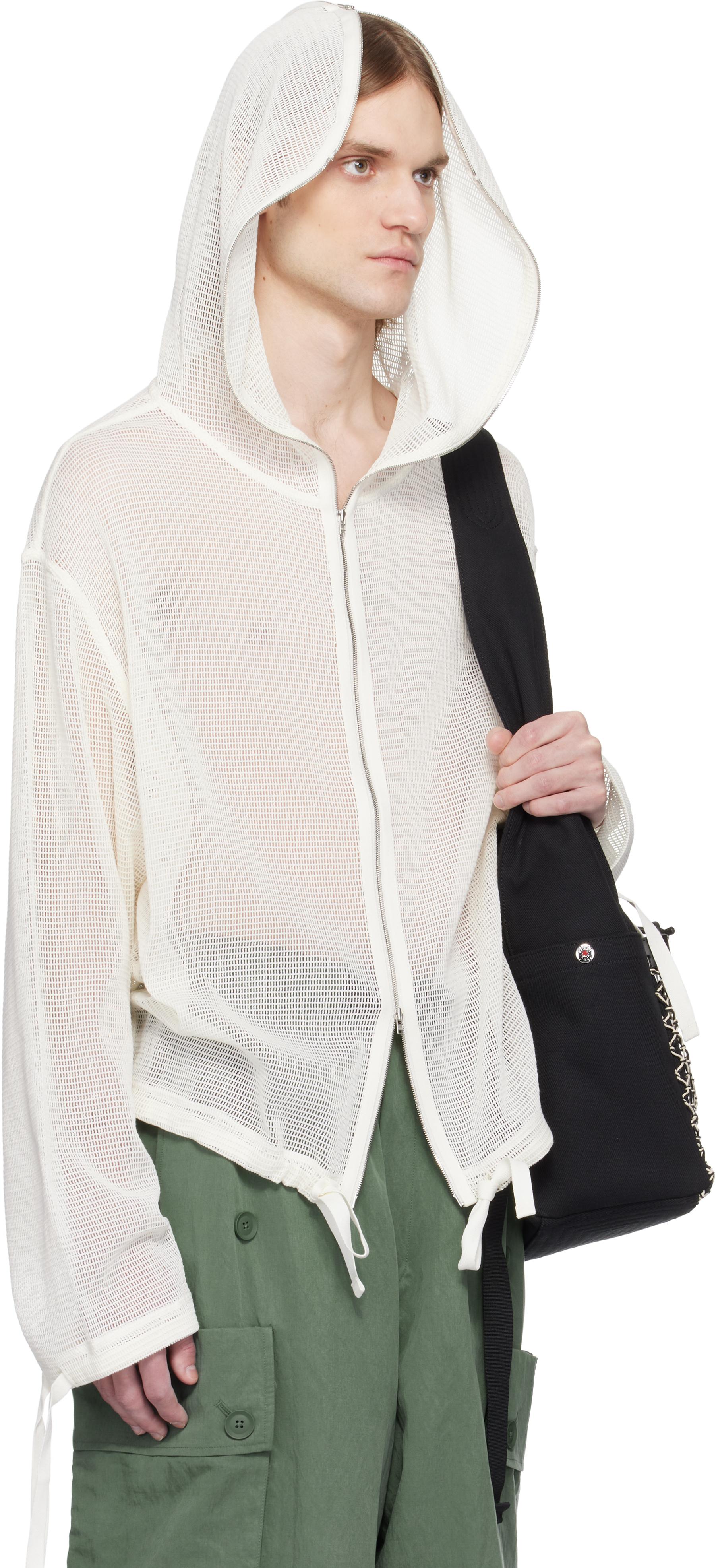 ★KENZO★ Paris Hooded Sweatshirt White FD55SW4484ME01 FD55S Kenzo Paris Hoodie White | KENZO | EQVVS