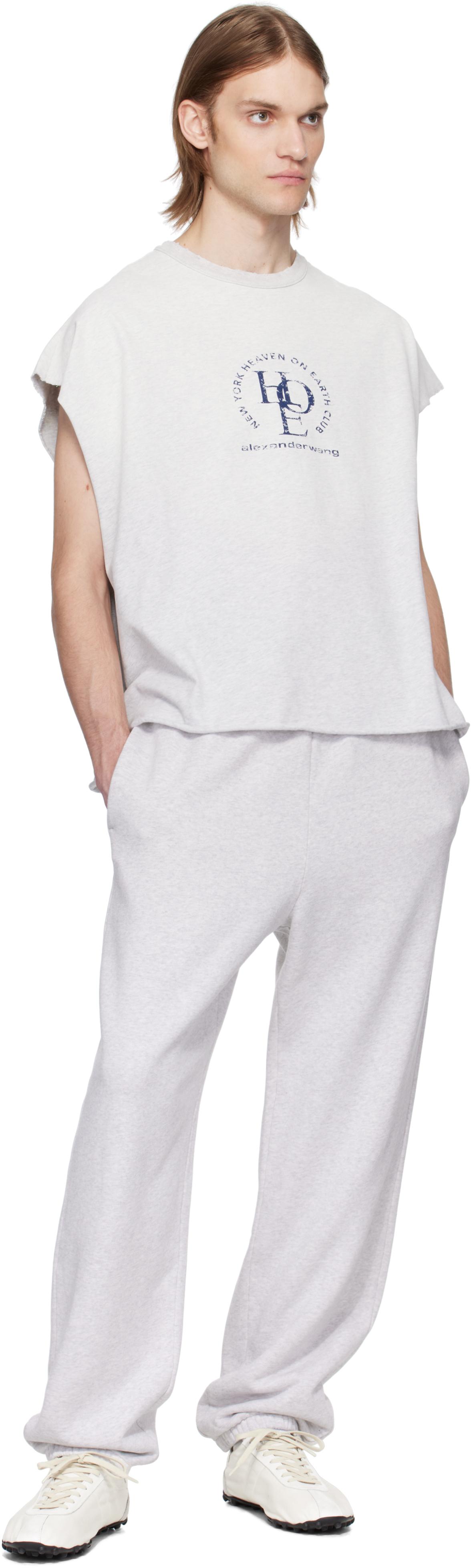 【ALEXANDER WANG】DISTRESSED MUSCLE TEE S ALEXANDER WANG】DISTRESSED MUSCLE TEE S Beefy Graphic Muscle