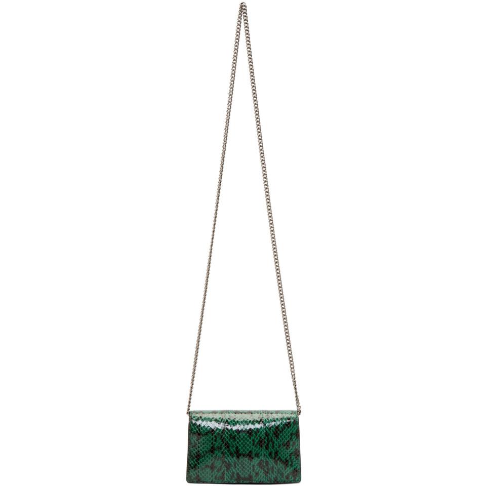Limited Edition Gucci MIni Dionysus Python Emerald Green Crossbody Cha –  Mint Market