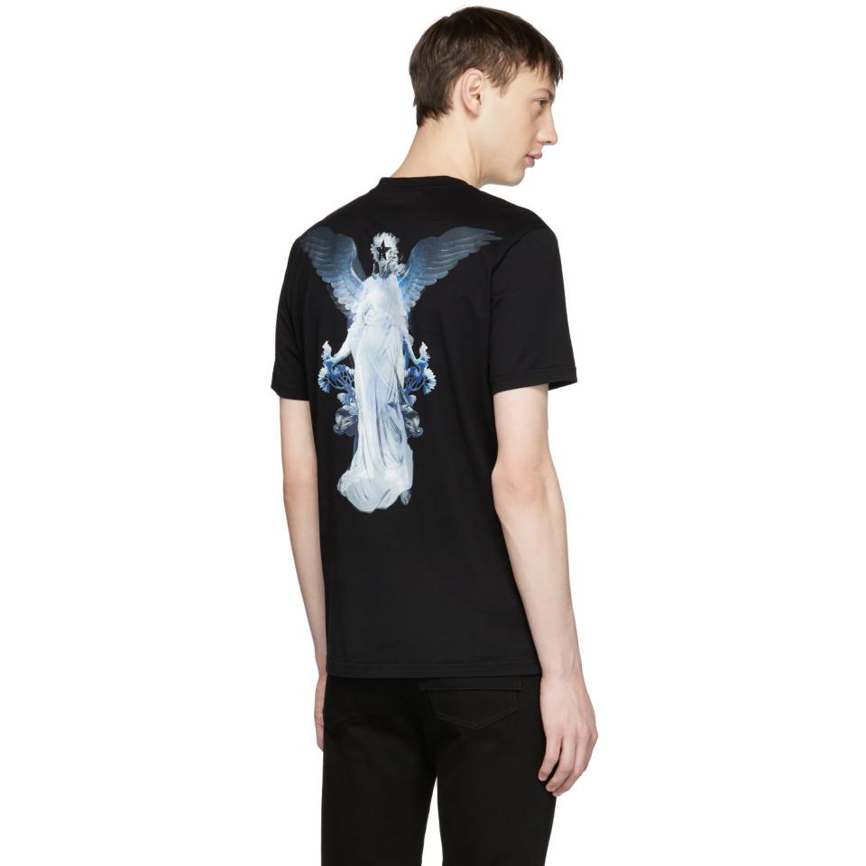 Givenchy Cotton Black Angel Back T 