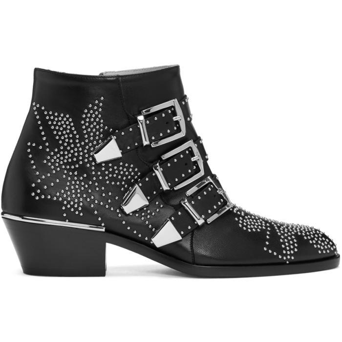chloe susanna boots silver