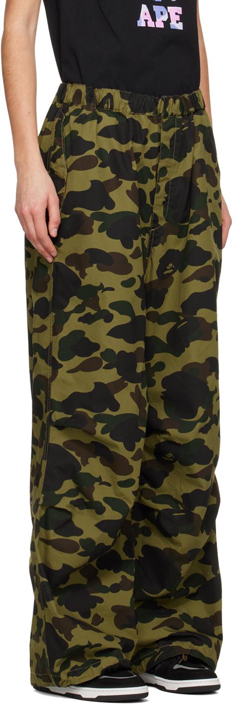 A Bathing Ape Khaki 1st Camo Cargo Pants in Black Lyst UK