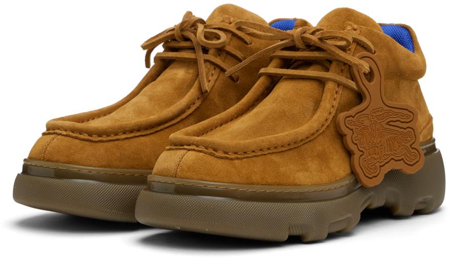 BURBERRY】 SUEDE CREEPER MID レースアップ Burberry Suede Creeper