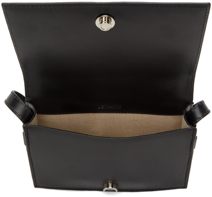 Lemaire Leather Mini Satchel Bag in Black for Men | Lyst