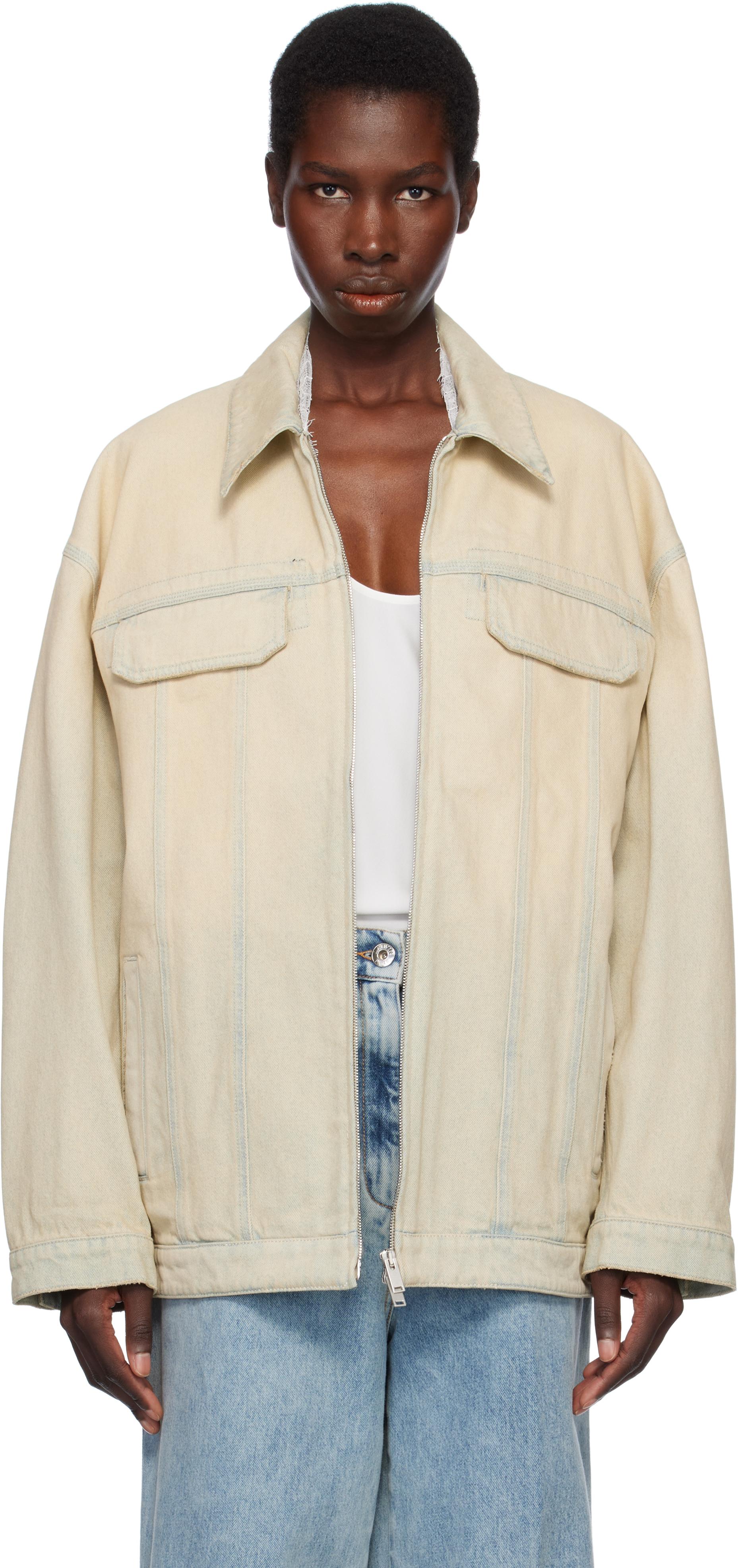 Stella McCartney デニムジャケット Stella McCartney コーデュロイカラー デニムジャケット