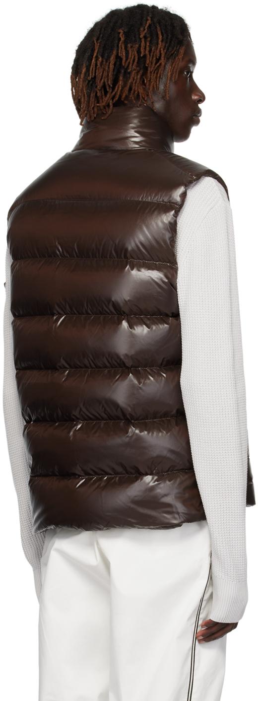 Moncler メンズ ブラック ブラウン Tibb ダウンベスト ジャケット