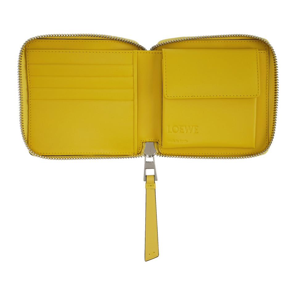 loewe puzzle square zip wallet