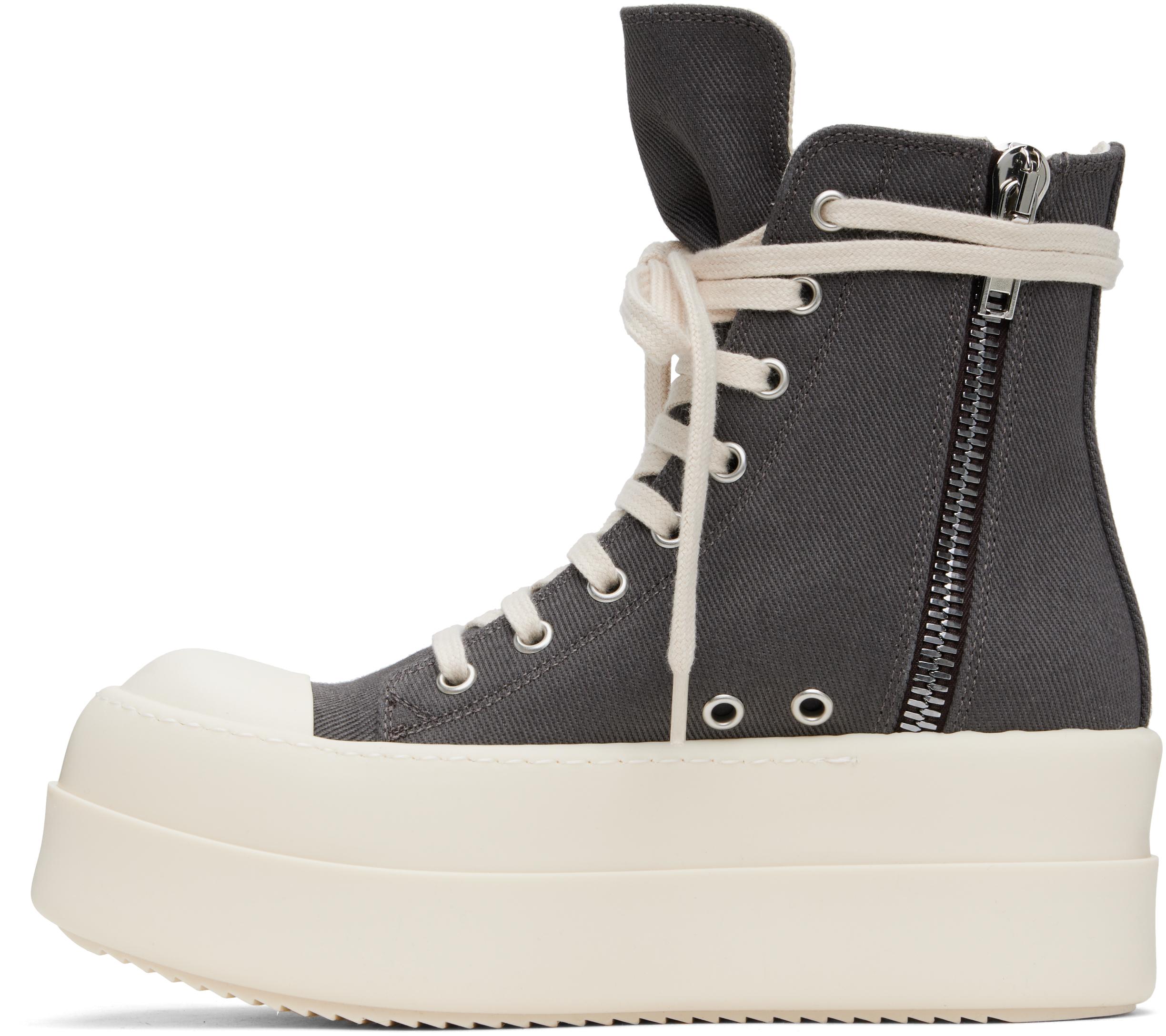 【RICK OWENS】ブラック Hollywood Double Bumper スニーカー DRKSHDW - SHOES - Rick Owens