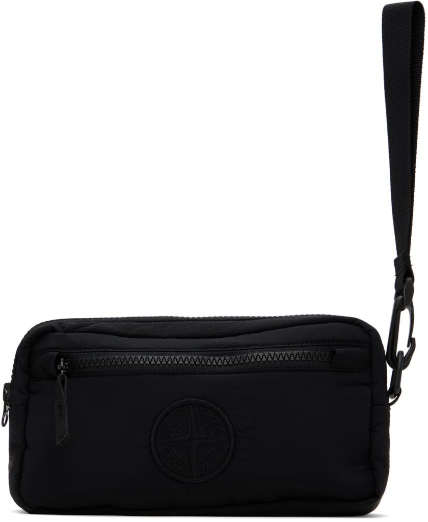 メンズ Stone Island ブラック デタッチャブル Nylon Metal