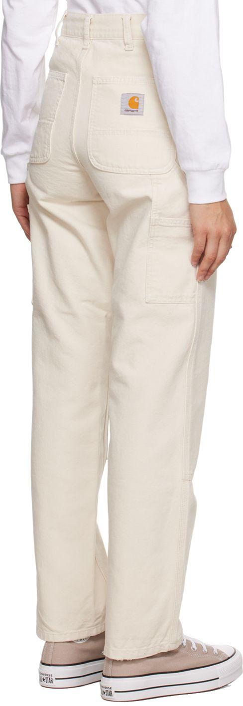Carhartt WIP Off-white Double Knee Trousers | Lyst