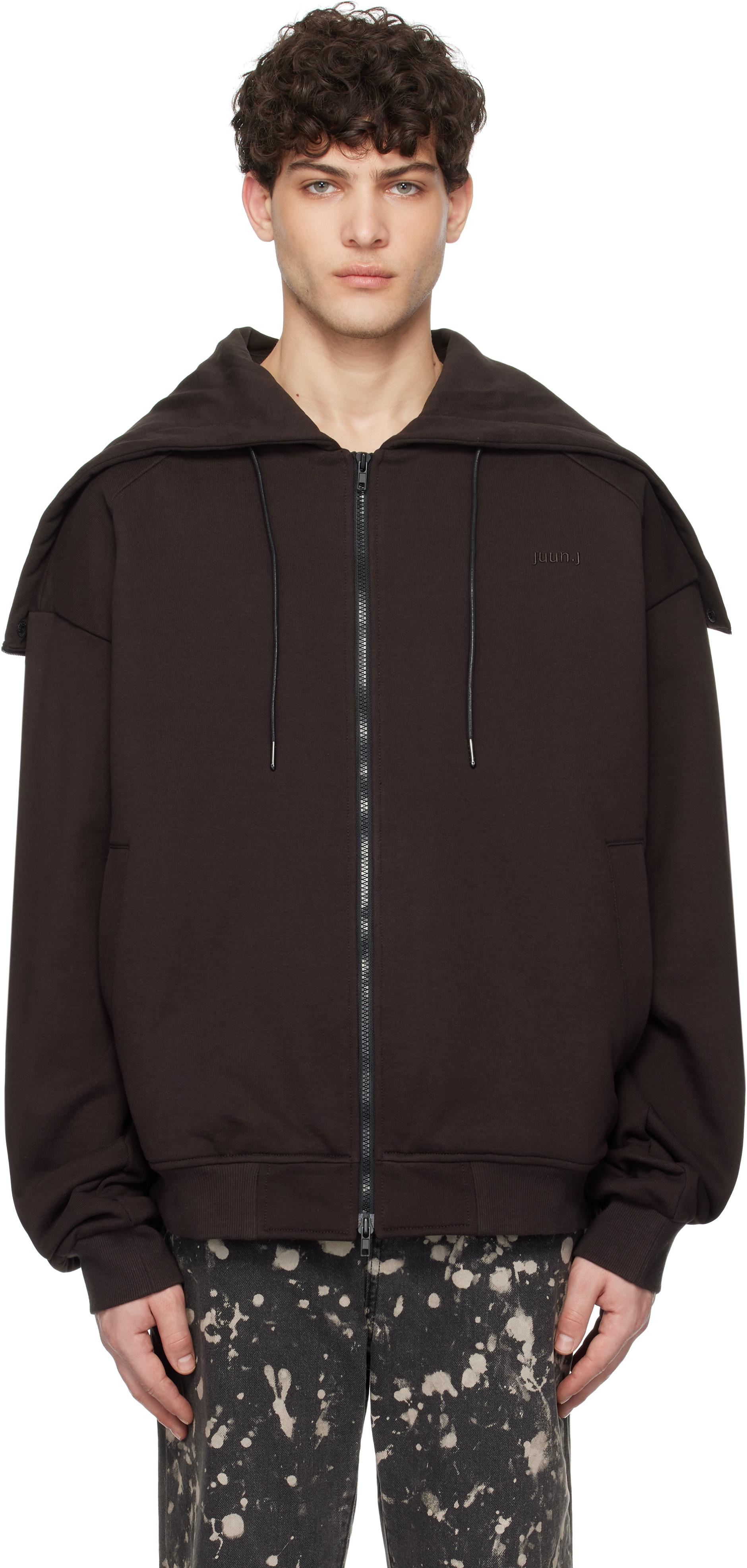 【売り切り】　JUUN.J グラフィックパーカー 売り切り】JUUN.J ブラックグラフィックパーカー