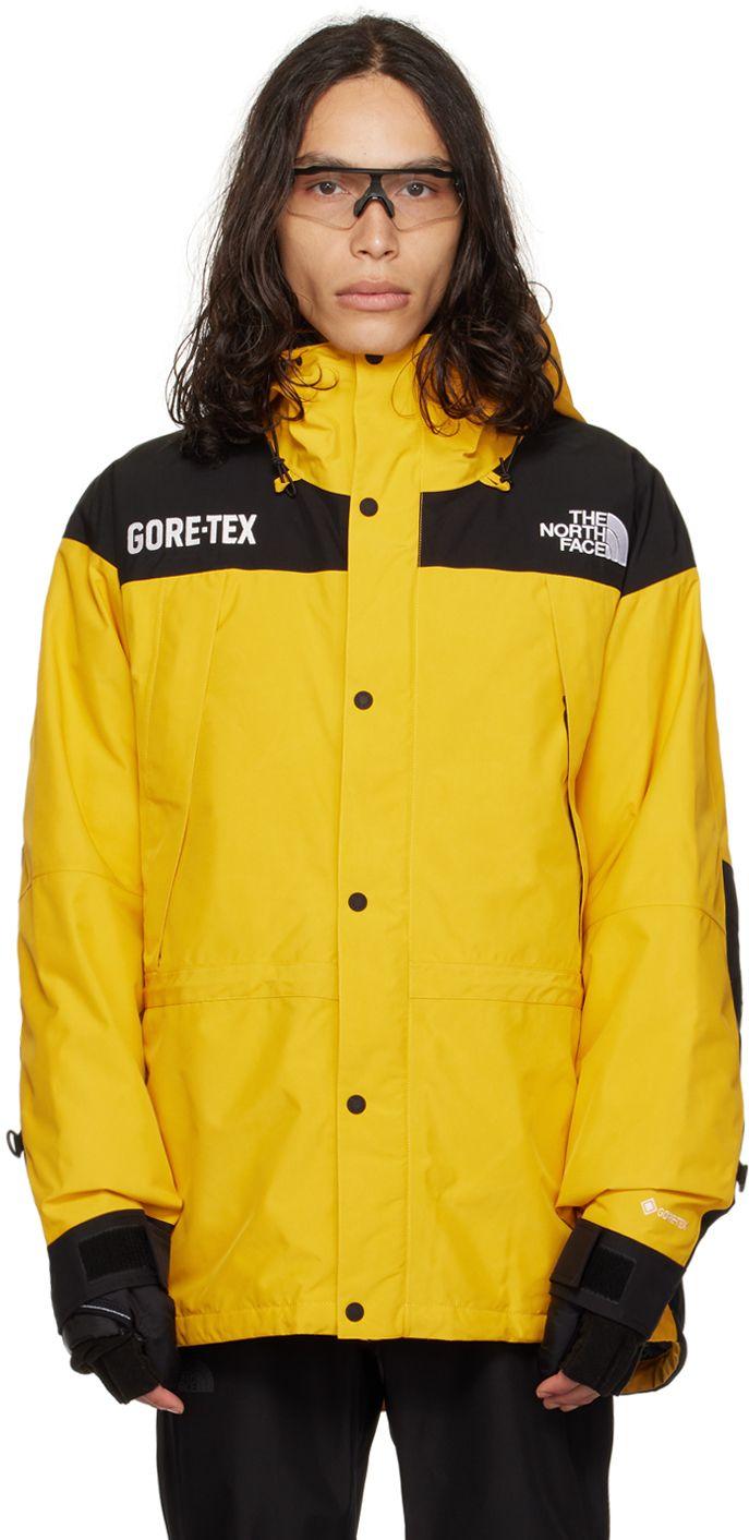 The North Face Yellow Gtx Mountain Down Jacket in Orange for Men