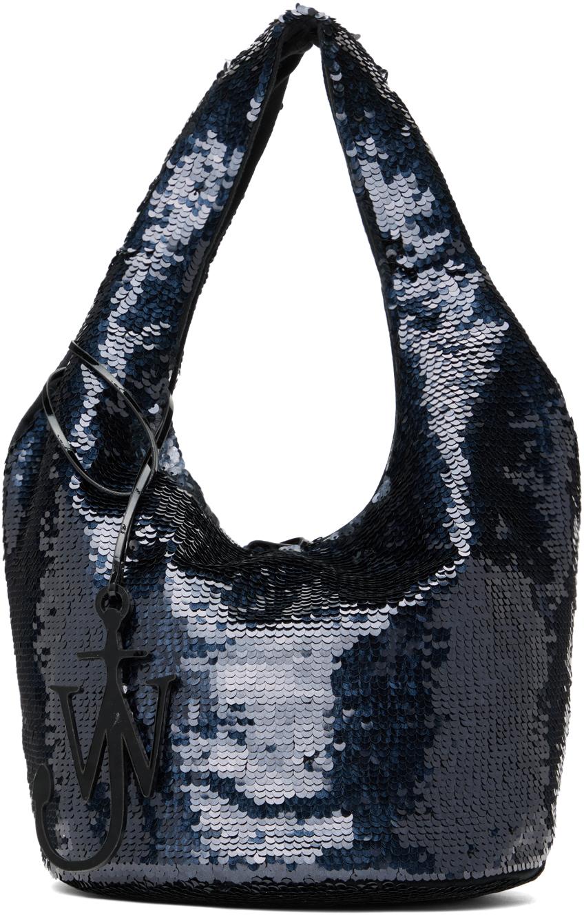 JW Anderson Mini Sequin Shopper Bag in Blue | Lyst