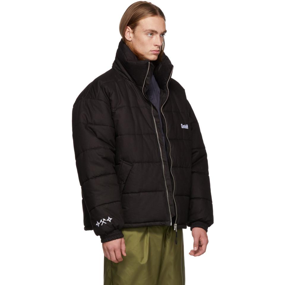 GmbH Cotton Black Debs Puffer Jacket for Men - Lyst