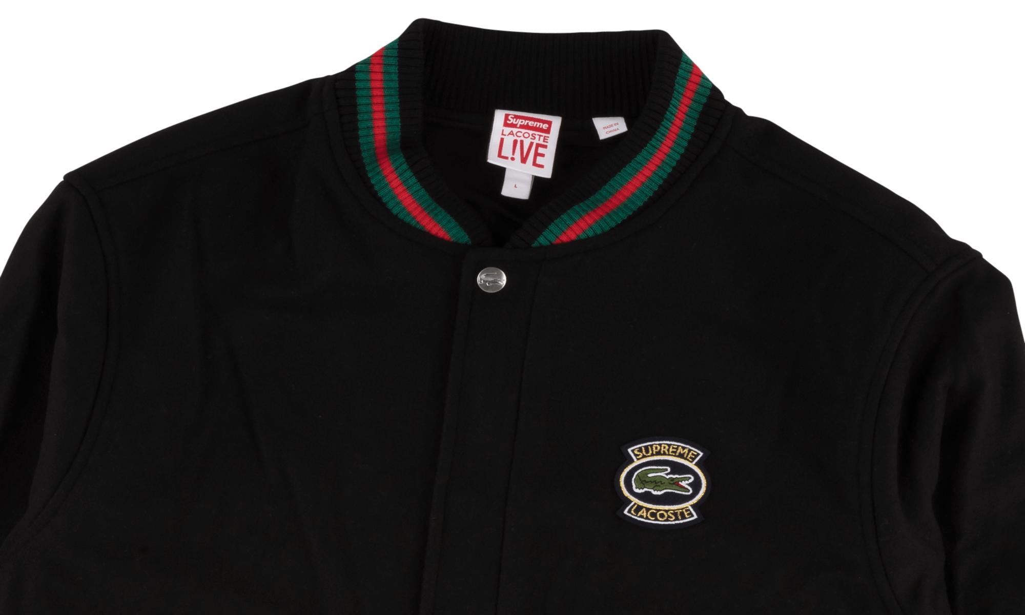 supreme lacoste varsity