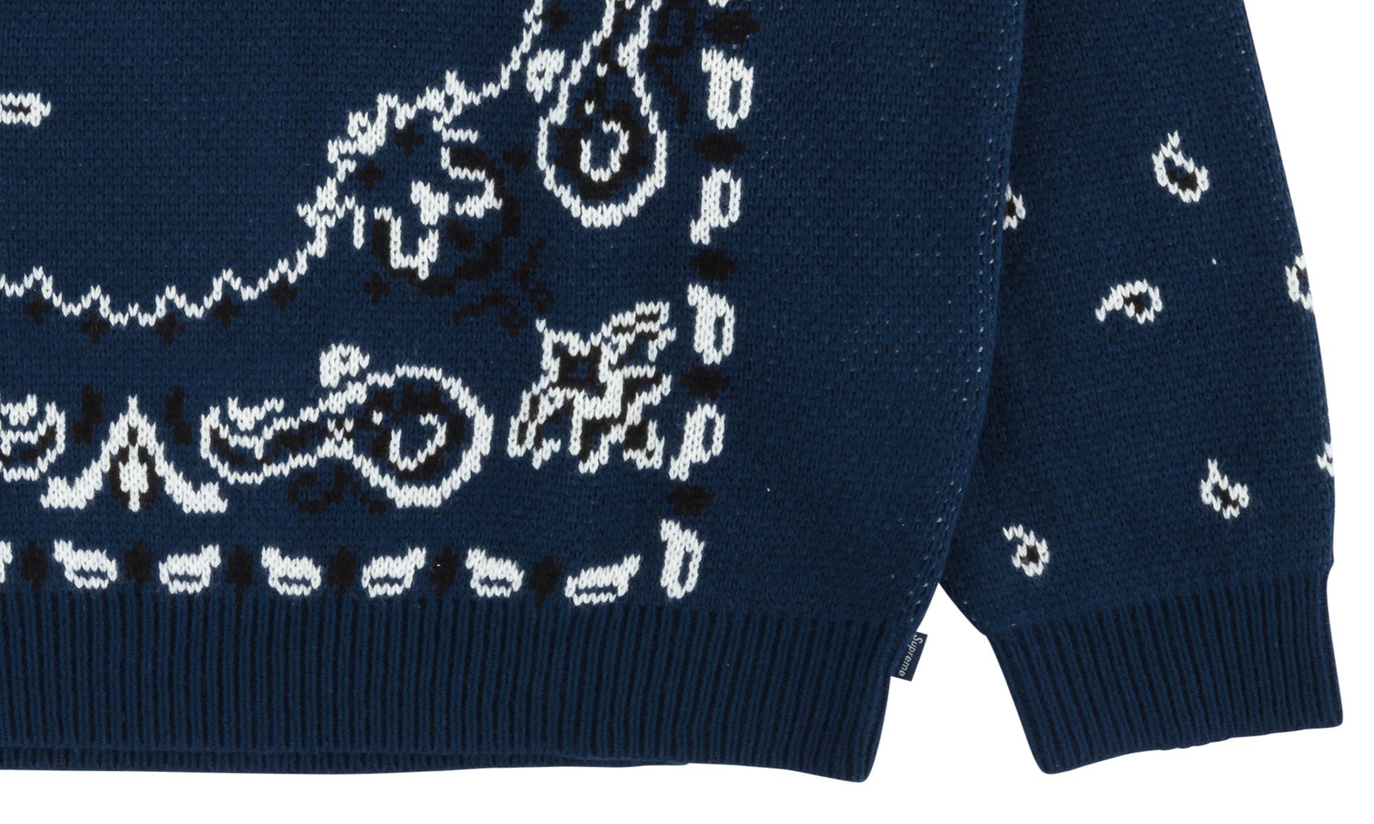 supreme bandana sweater