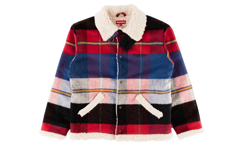 supreme plaid jacket