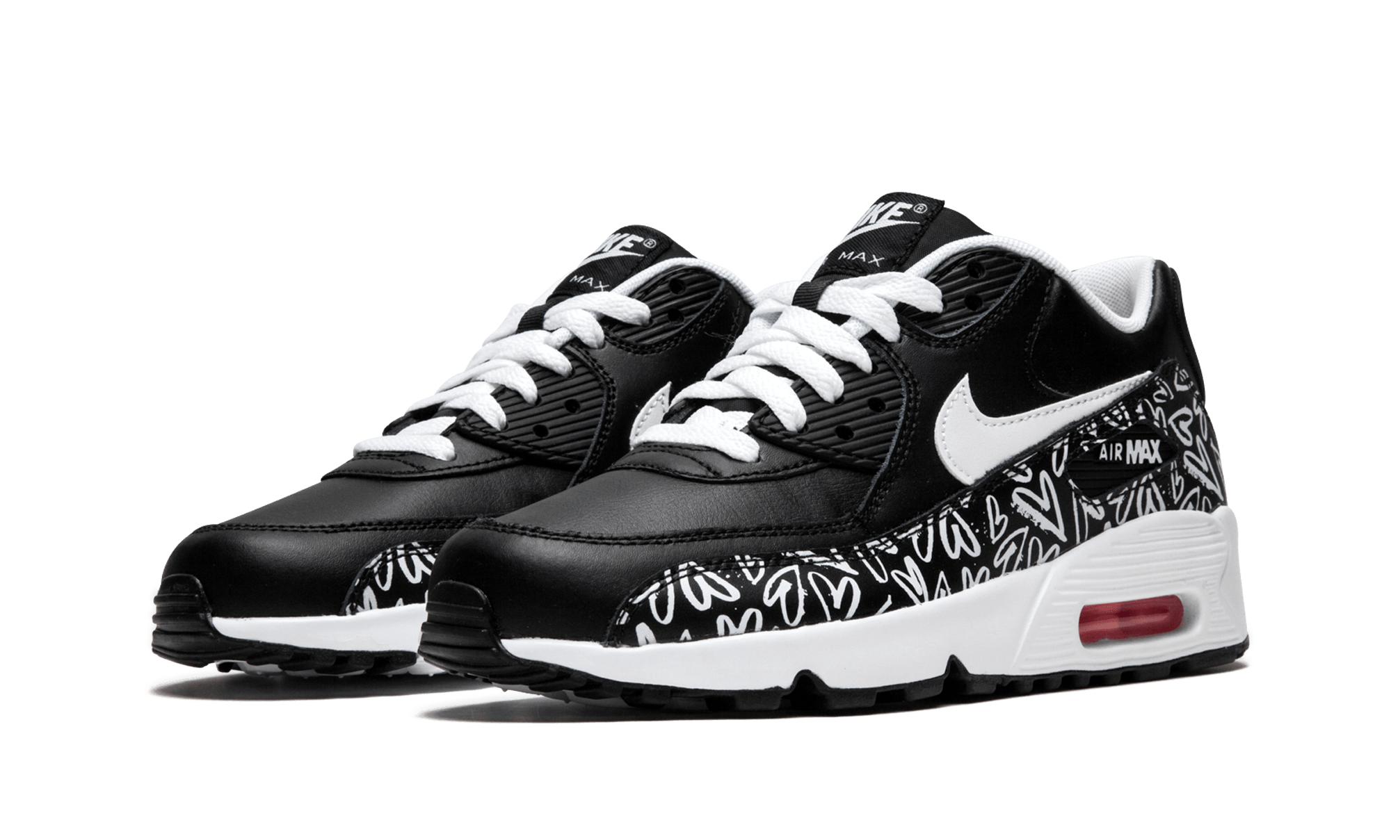 nike air max 90 print ltr gs