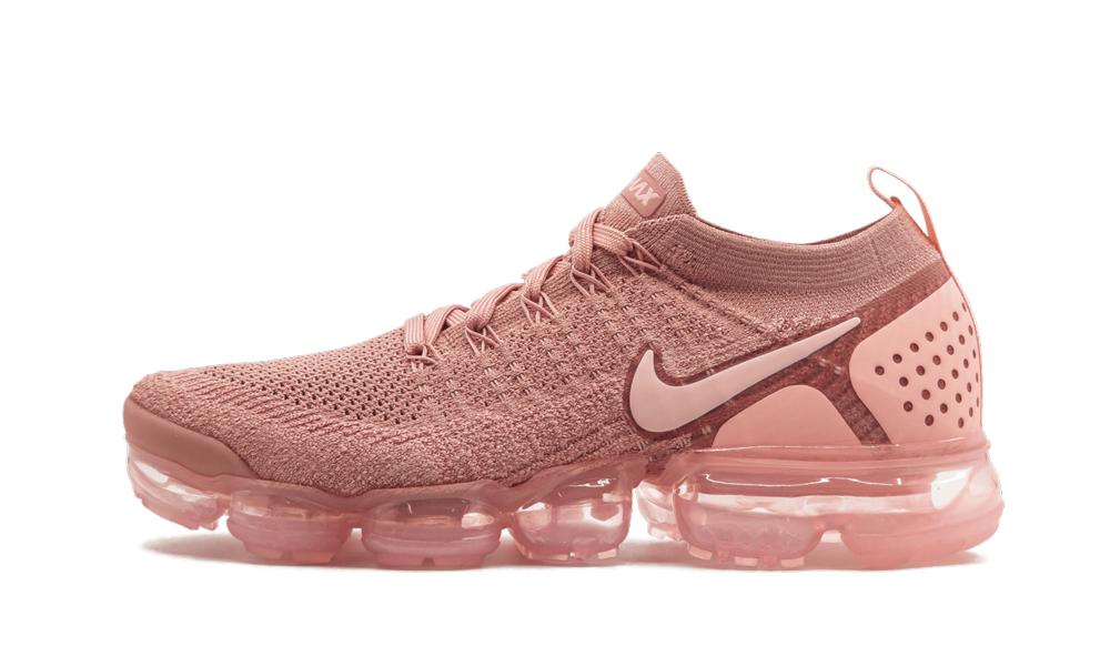 pink nike air vapormax flyknit 2