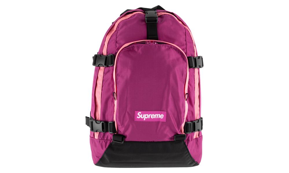 supreme backpack magenta