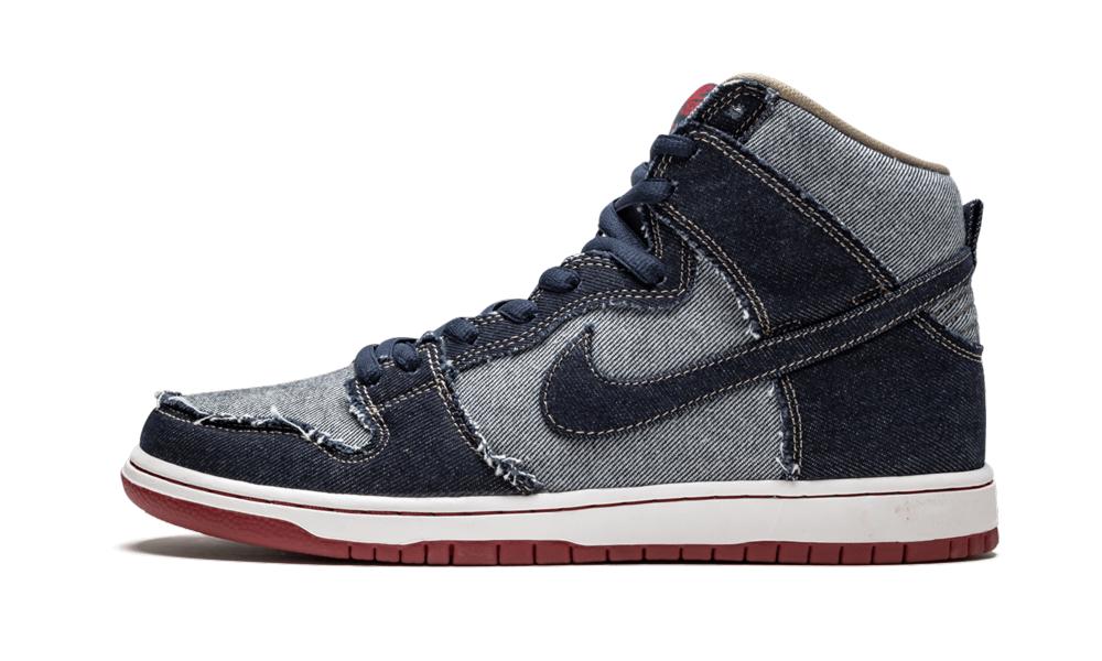 Nike Sb Dunk High Trd Qs 'reese Forbes Denim' Shoes - Size 9.5 in 4 ...