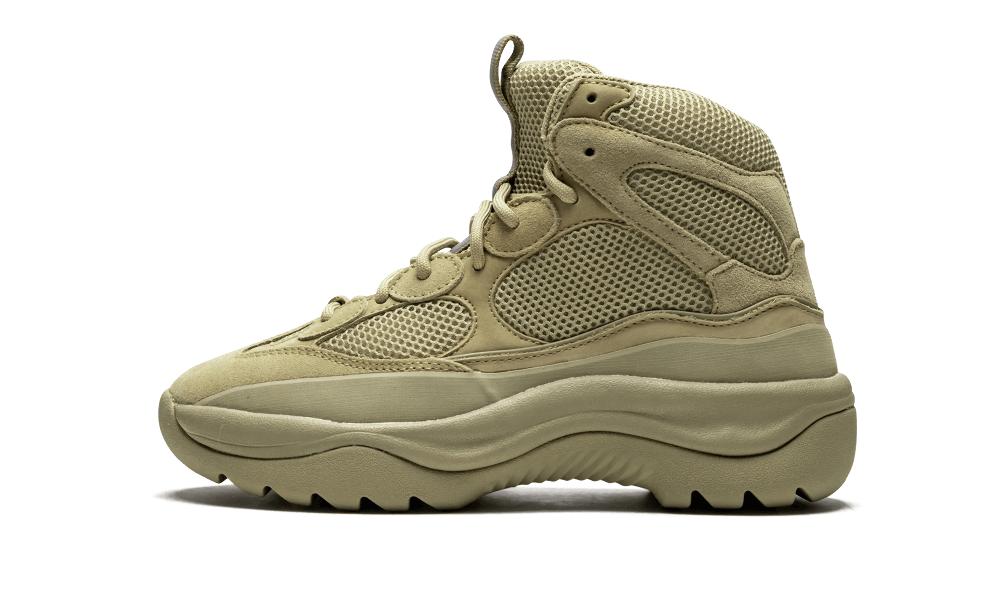 green yeezy boots