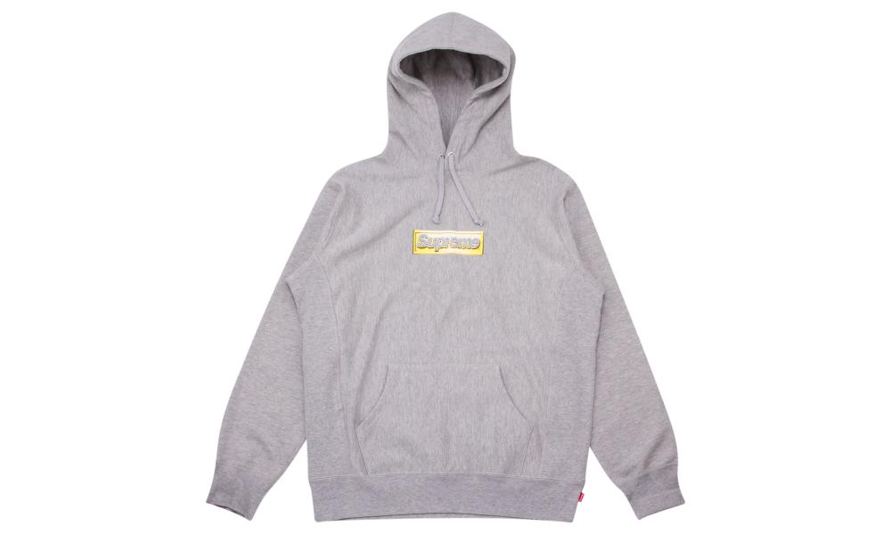 gray supreme sweatshirt