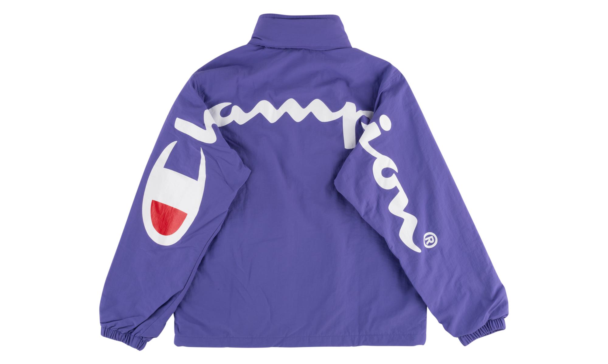 purple champion windbreaker