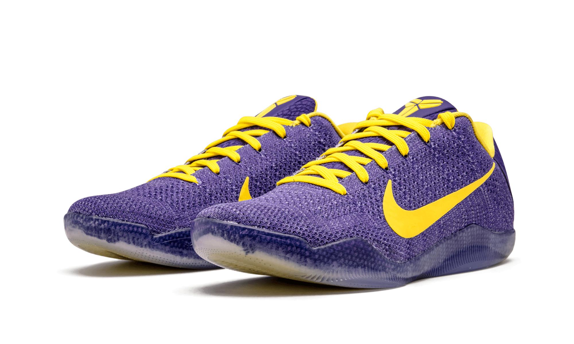 kobe 11 yellow and purple